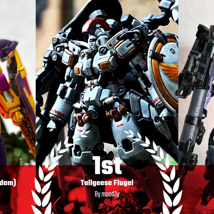 Entries & Winners from Gundam Artifact BuildOff Competition!