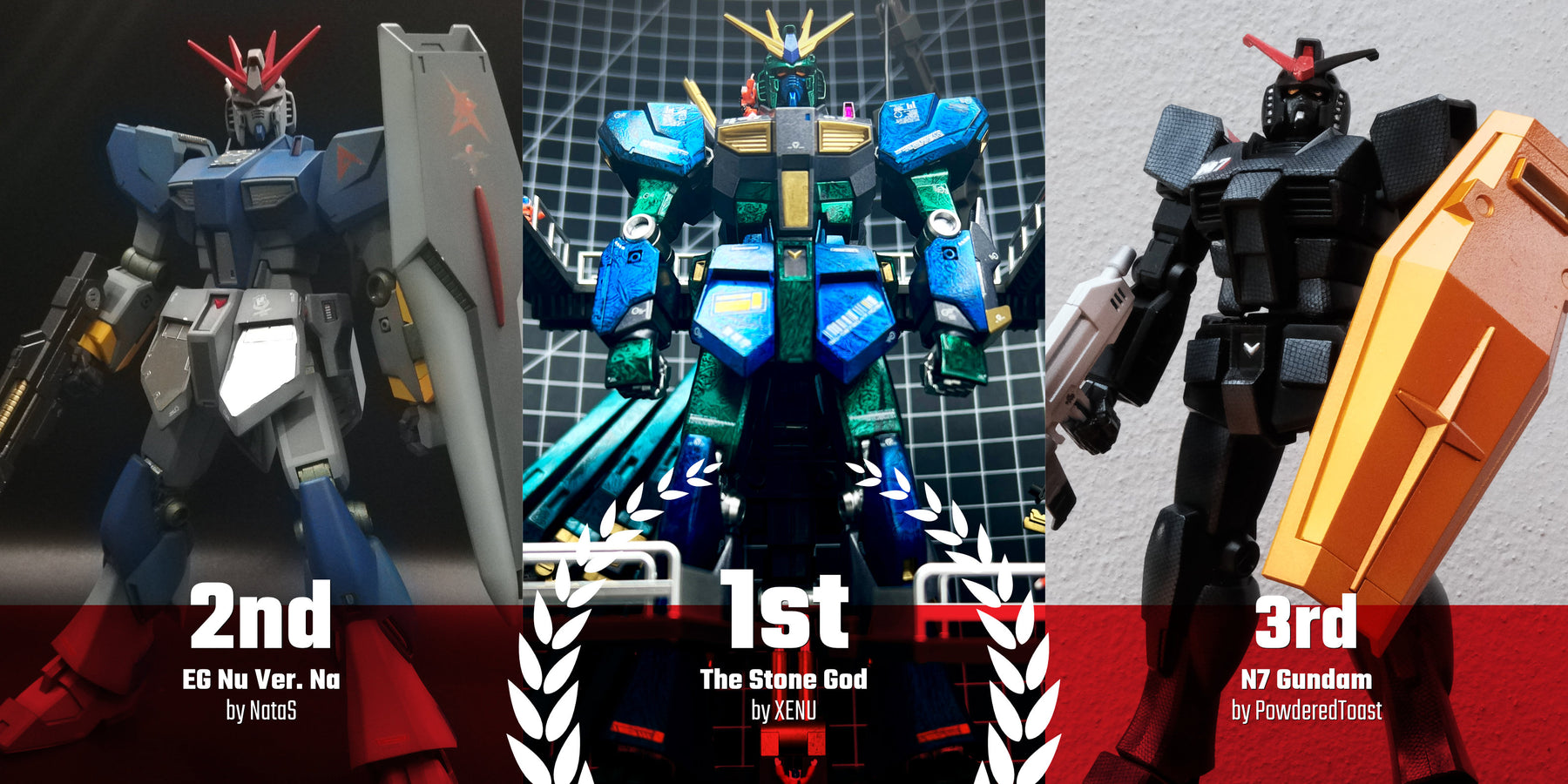 Entries & Winners from Entry Grade Gundam BuildJam!