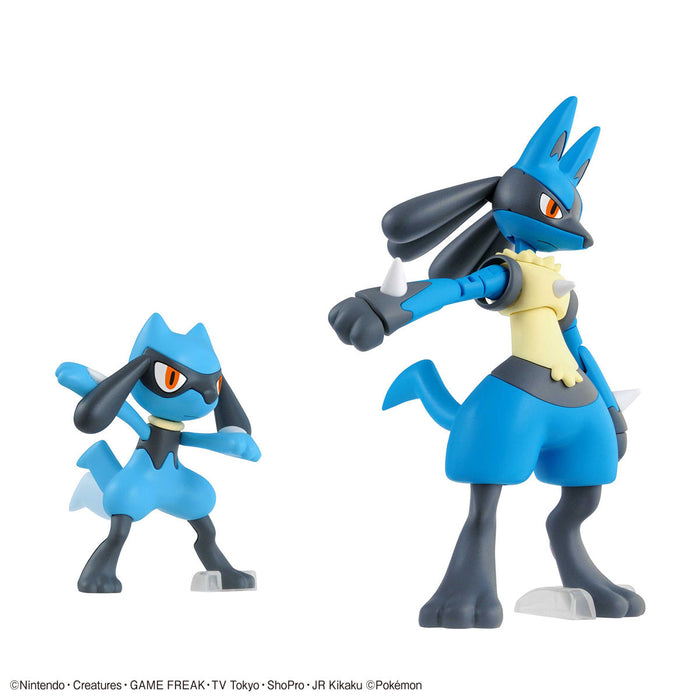 Pokemon Plamo Collection Select Series 44 Riolu & Lucario