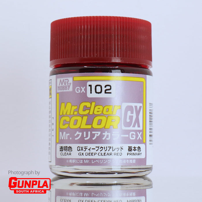 Mr. CLEAR COLOR GX102 GX Deep Clear Red 18ml