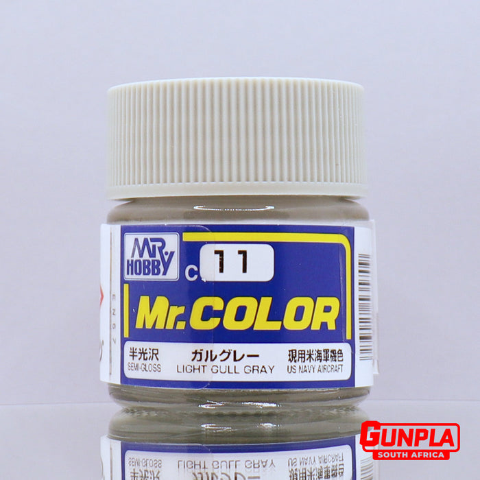 Mr. COLOR C011 Semi-Gloss Light Gull Gray 10ml