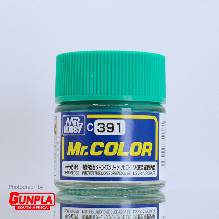 Mr. COLOR C391 Semi-Gloss Interior Turquoise Green (Soviet) 10ml