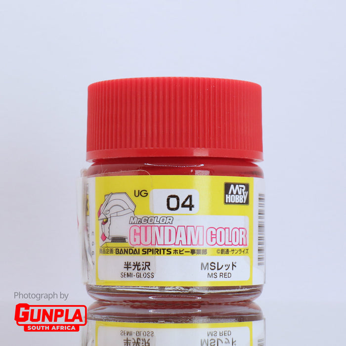 Mr. COLOR GUNDAM COLOR UG04 Semi-Gloss MS Red 10ml