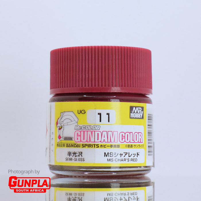 Mr. COLOR GUNDAM COLOR UG11 Semi-Gloss MS Char's Red 10ml