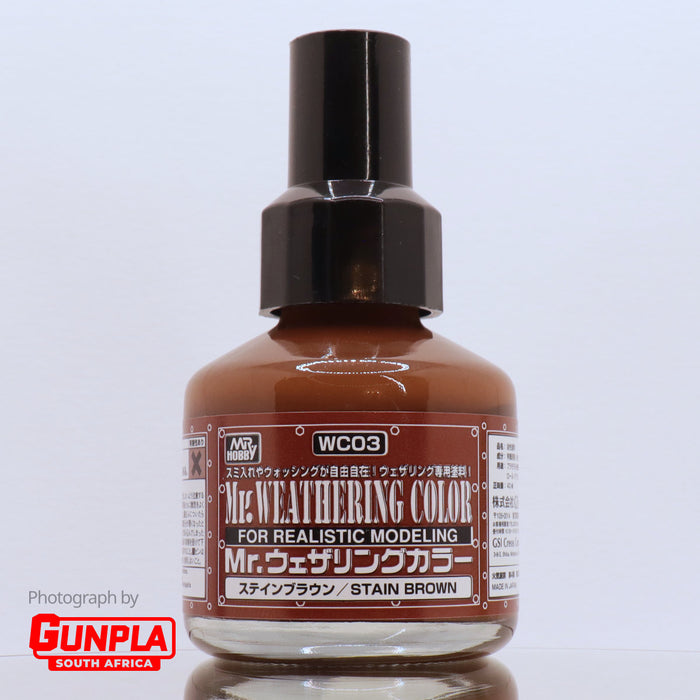 Mr. WEATHERING COLOR WC03 Stain Brown 40ml