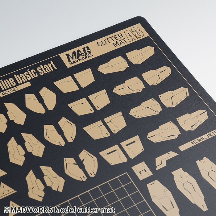 Cutter Mat A3 with Panel Line Scribing Guide