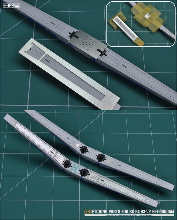 AW9-S32 Photo-Etch Parts & Decals for RG Hi-Nu Gundam
