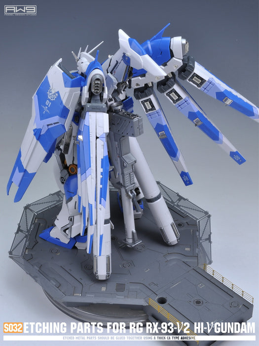 AW9-S32 Photo-Etch Parts & Decals for RG Hi-Nu Gundam