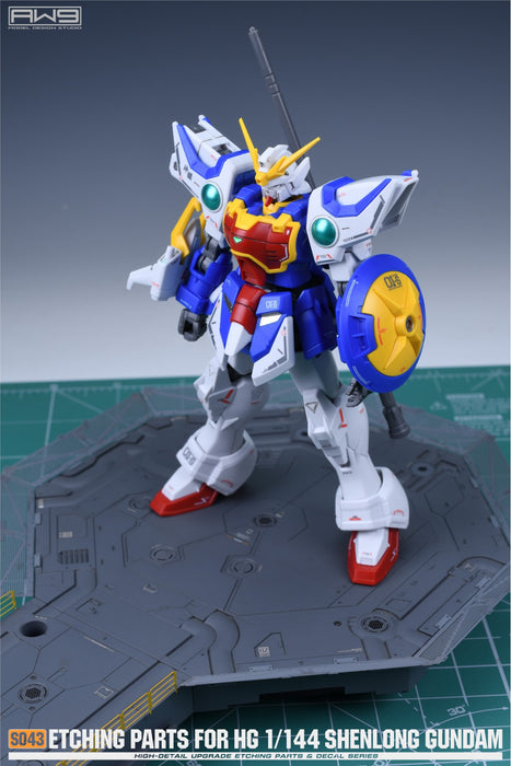 AW9-S43 Photo-Etch Parts & Decals for HG Shenlong Gundam