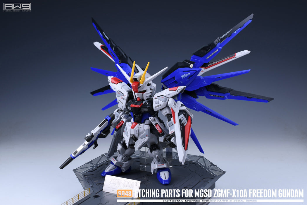 AW9-S48 Photo-Etch Parts & Decals for MGSD Freedom Gundam