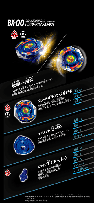 BX-00 Booster Dranzer Spiral 3-80T