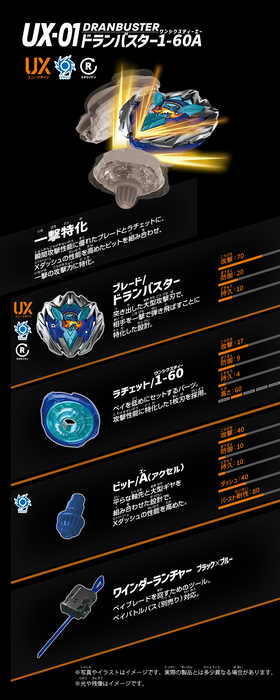 UX-01 Starter Dran Buster 1-60A