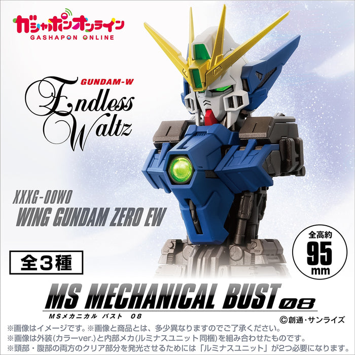 MS Mechanical Bust 08 Wing Gundam Zero EW: Complete Set of 3