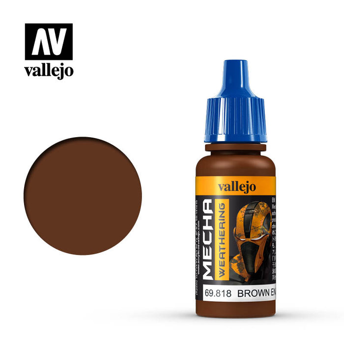 Mecha Weathering 69.818 Brown Engine Soot (Matt) 17ml