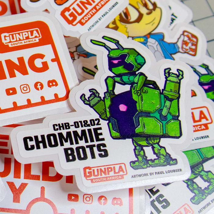 ChommieBots 01&02 Sticker