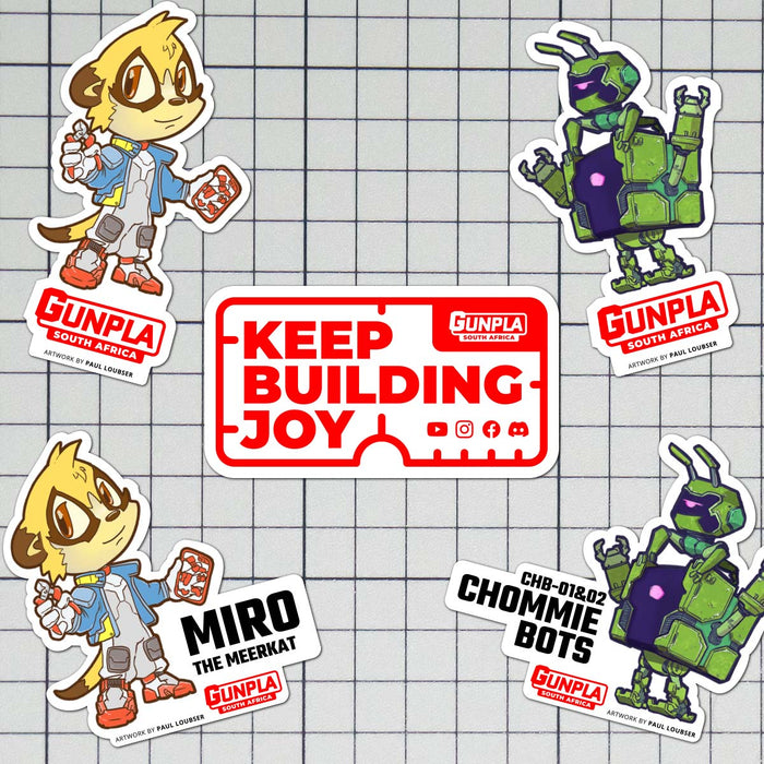 GUNPLA SA Sticker Pack 1