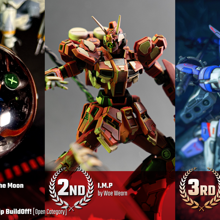 Entries & Winners from our 1 st GUNPLA SA Championship BuildOff!