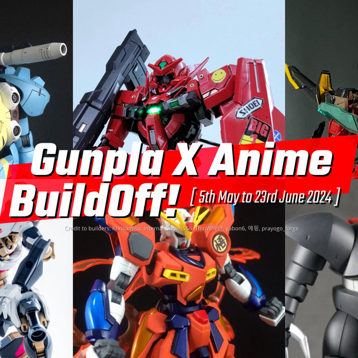 Announcing Gunpla X Anime BuildOff!
