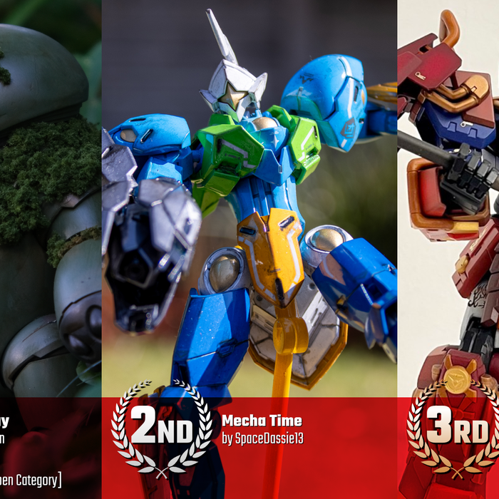 Entries & Winners from Gunpla X Anime BuildOff!