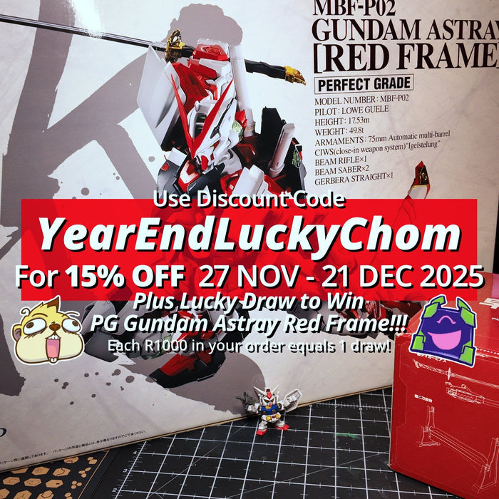 YearEndLuckyChom!!! Perfect Grade Gundam Astray Red Frame Giveaway!