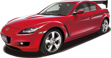 1/24 Mazda RX-8 Type S (With GT/W Wing)