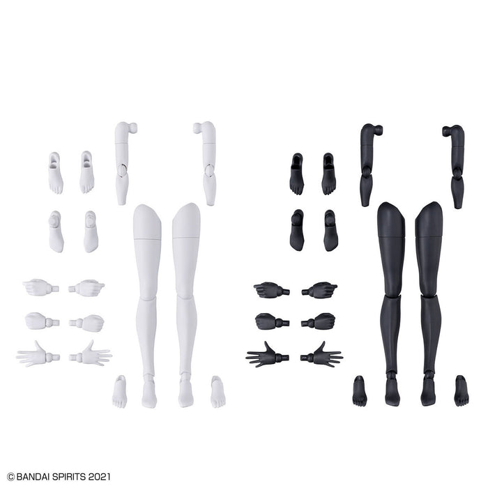 30MS Option Body Parts Arm Parts & Leg Parts [White/Black]