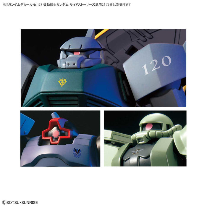 Gundam Decal No.137 for Mobile Suit Gundam Side Stories 2