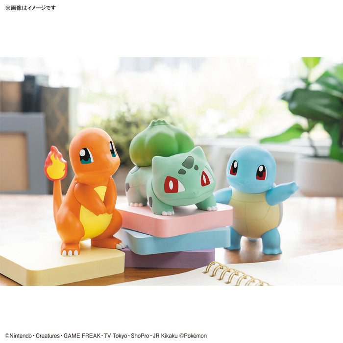 Pokemon Plamo Collection Quick!! 11 + 13 + 17 Charmander, Bulbasaur & Squirtle