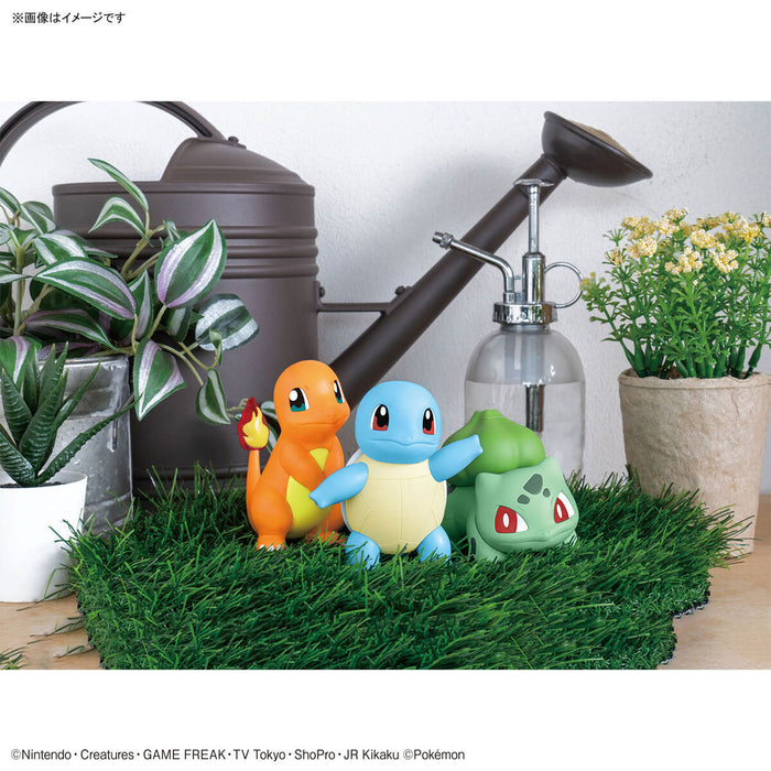 Pokemon Plamo Collection Quick!! 11 + 13 + 17 Charmander, Bulbasaur & Squirtle