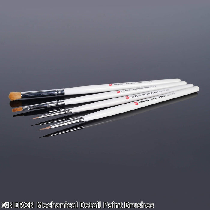 Madworks x Ver. Ed NERON Mechanical Detail Brush Set (4 pcs) - Pure Kolinsky & Synthetic (MD-001)