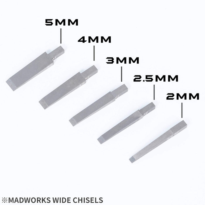 Tungsten Steel Line Engraver Wide Chisels 2mm (WD200)