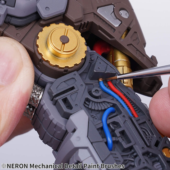 Madworks x Ver. Ed NERON Mechanical Detail Brush Set (4 pcs) - Pure Kolinsky & Synthetic (MD-001)
