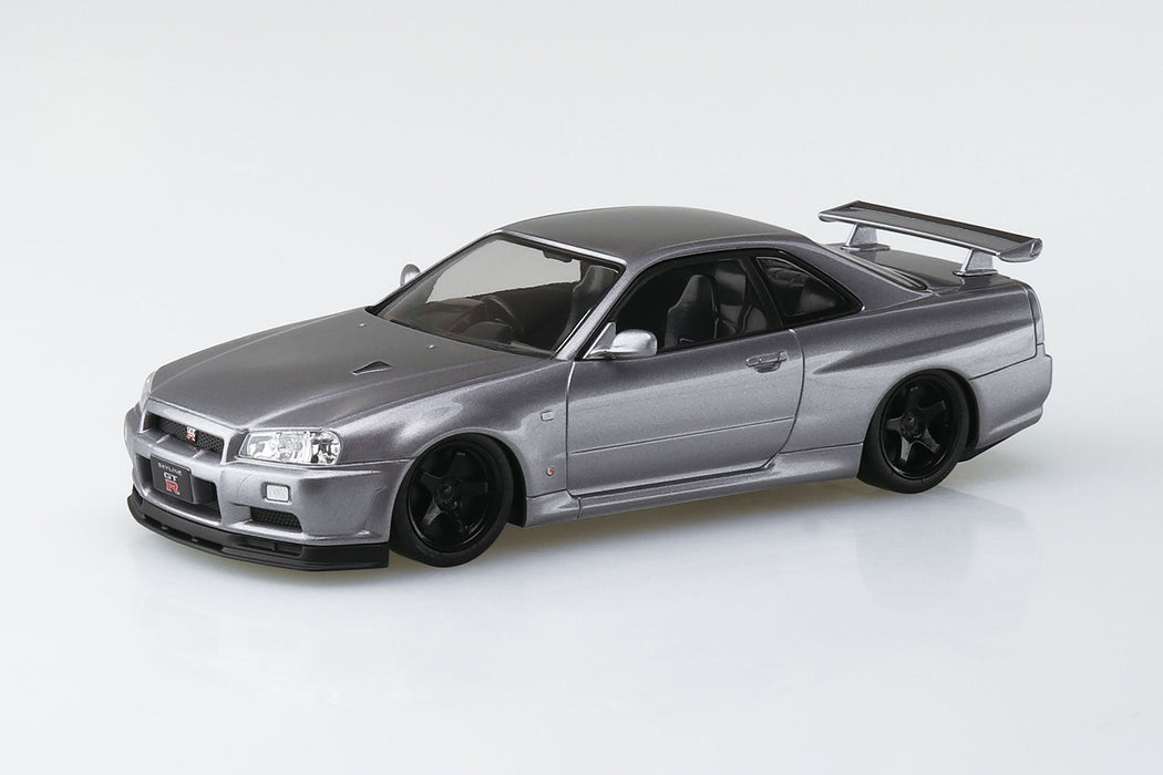 Nissan R34 Skyline GT-R Custom Wheel (Athlete Silver)