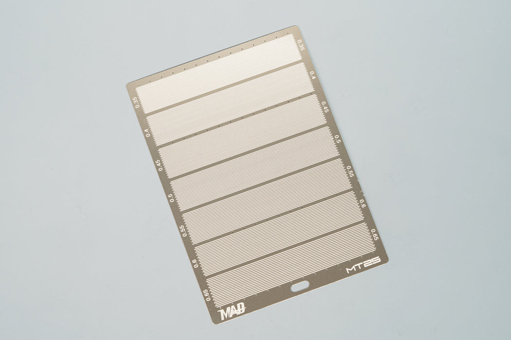 Photo-Etch Guiding Tape Templates (Small) (MT-25)