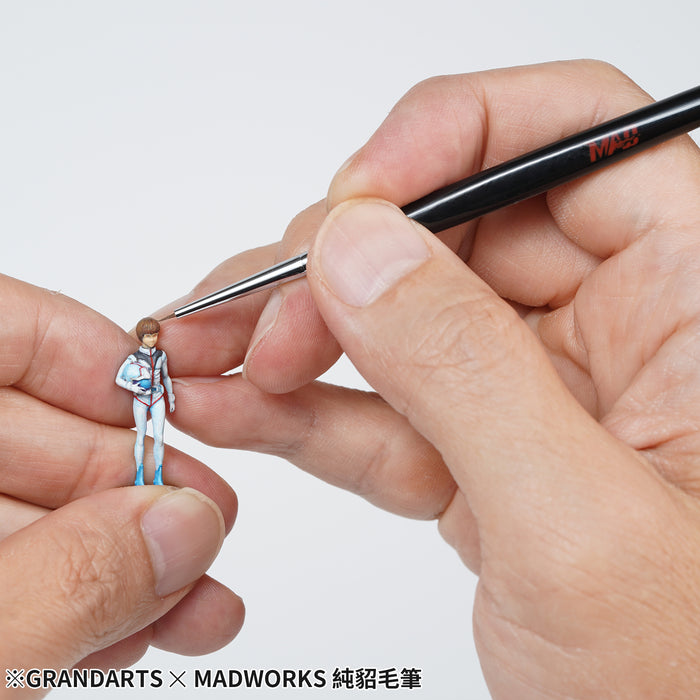 GRANDARTS X MADWORKS Pure Kolinsky Brushes - Set of 5 Sizes: 0, 2/0, 3/0, 5/0, 10/0 (GM-01)