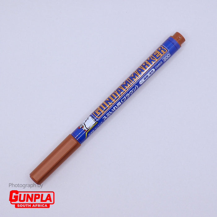 Gundam Marker GM03 Brown Fine-tip (For Panel Lining)