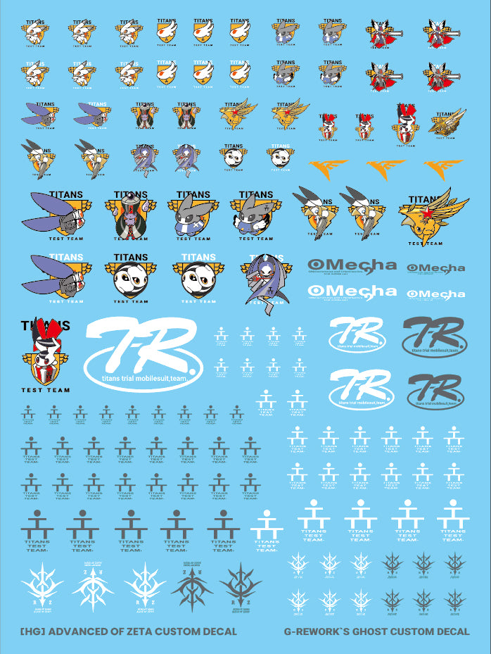 [G-REWORK DECAL] [HG] A.O.Z. CUSTOM MARK DECAL — Gunpla SA