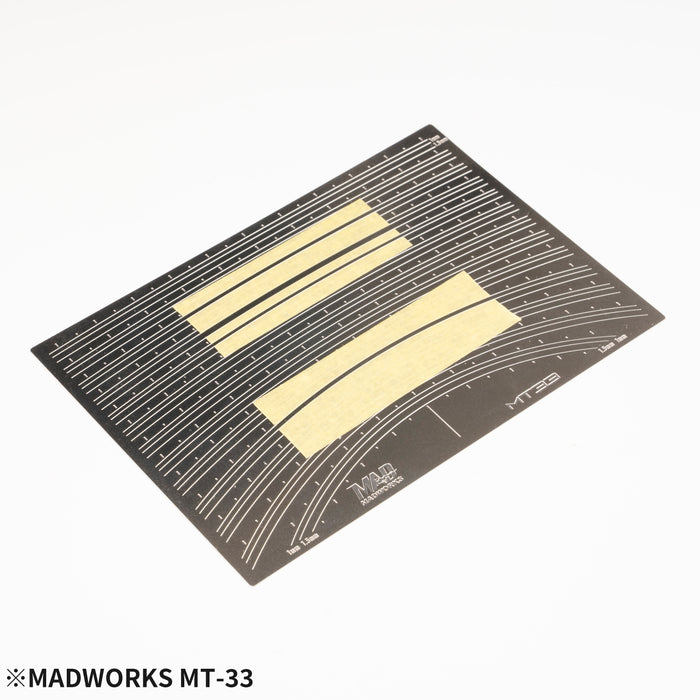 Photo-Etch Cutting Template for Masking Tape - Arc 1 (MT-33)