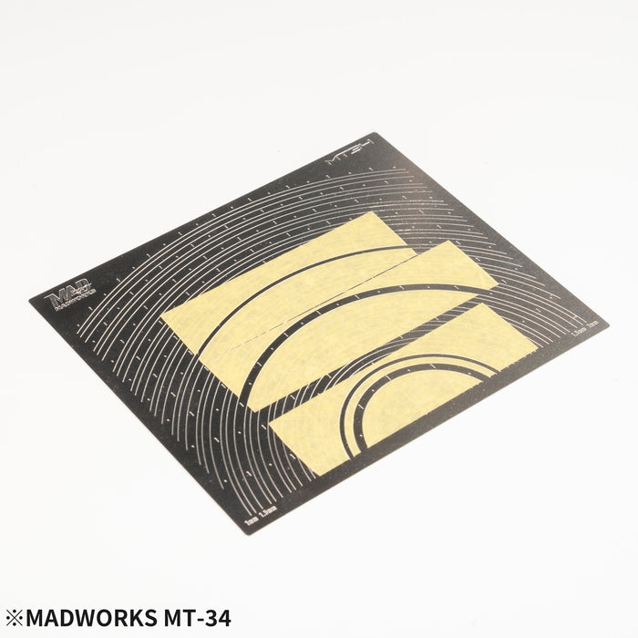 Photo-Etch Cutting Template for Masking Tape - Arc 2 (MT-34)