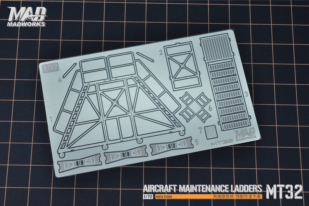Photo-Etch 1/72 Aircraft Maintenance Ladder 2 (MT-32)