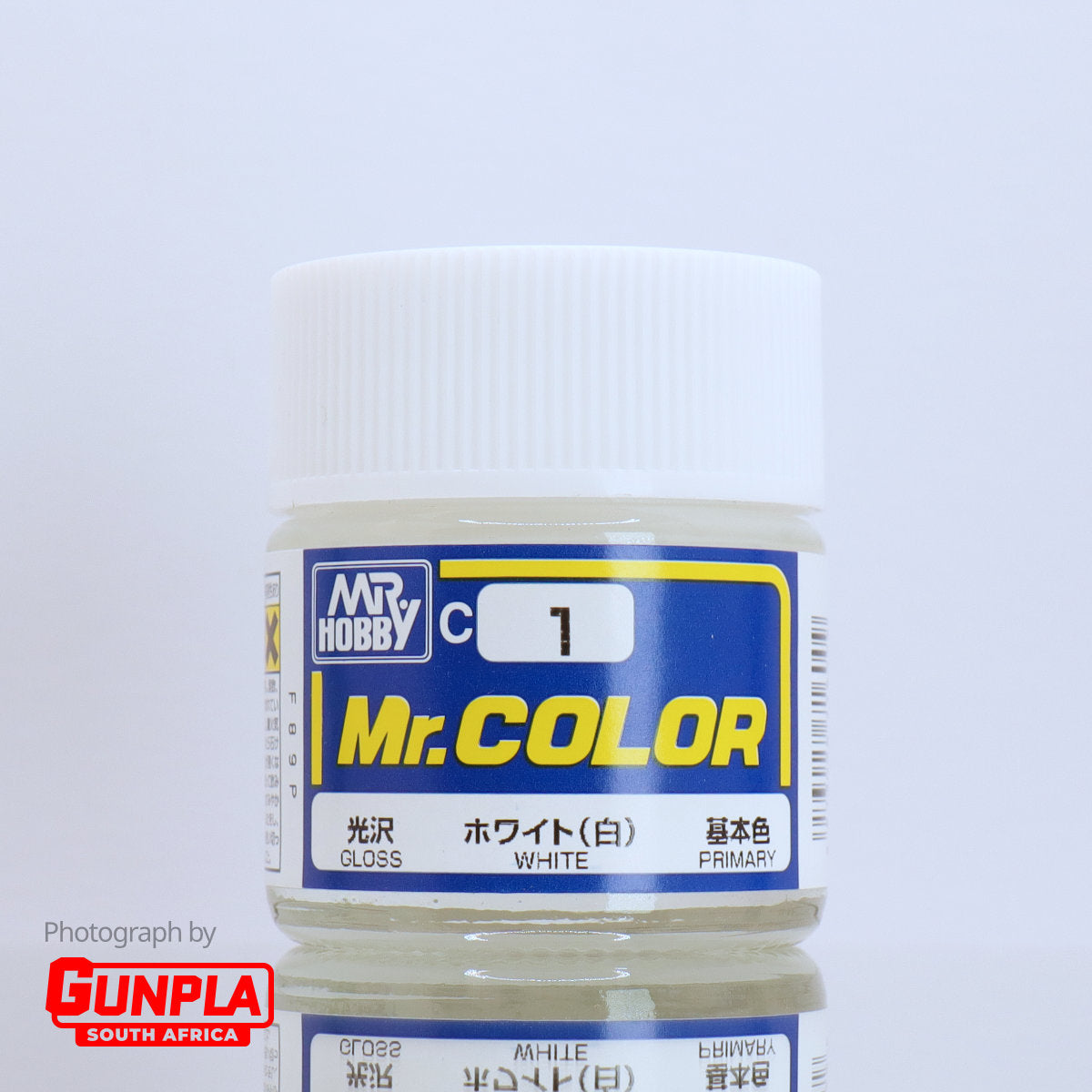 Mr. COLOR C001 Gloss White 10ml — GUNPLA SA