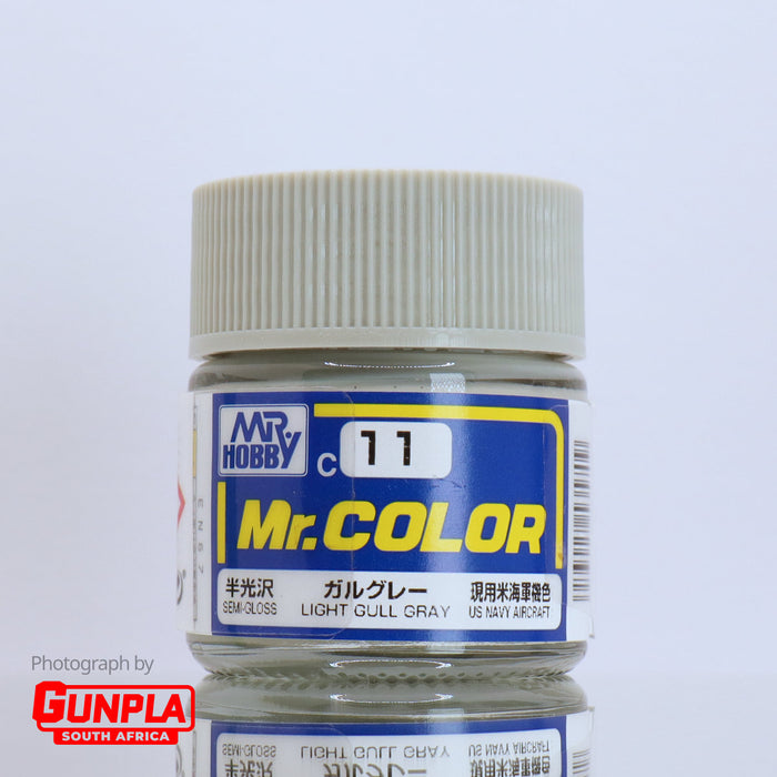 Mr. COLOR C011 Semi-Gloss Light Gull Gray 10ml