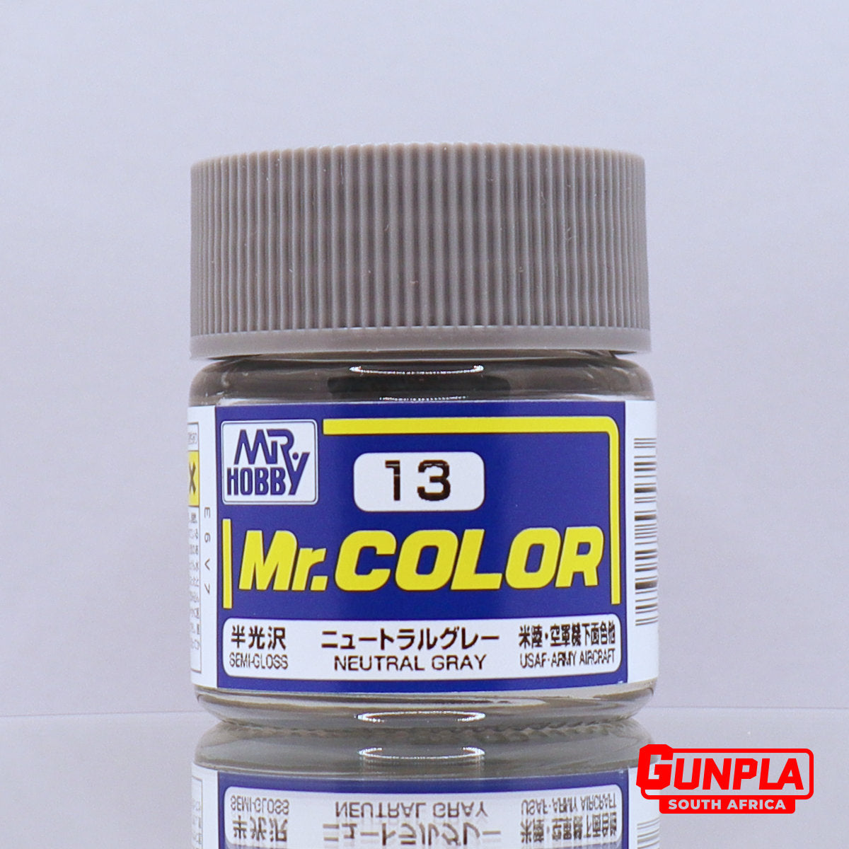 Mr. COLOR C013 Semi-Gloss Neutral Gray 10ml — GUNPLA SA