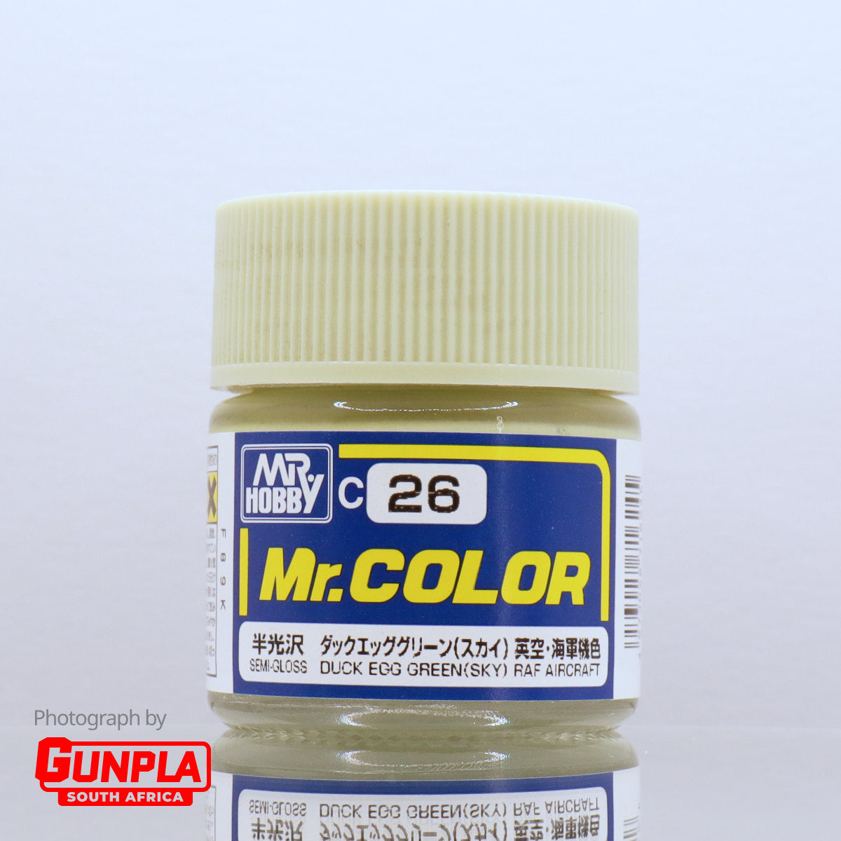 Mr. COLOR C026 Semi-Gloss Duck Egg Green 10ml — Gunpla SA