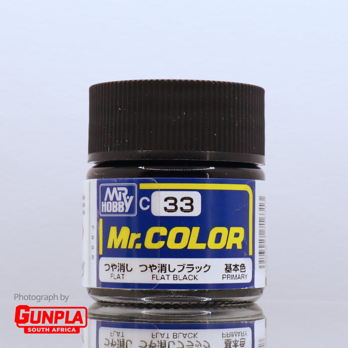 Mr. COLOR C033 Flat Black 10ml