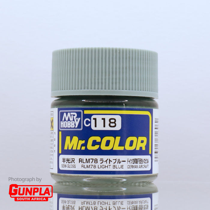 Mr. COLOR C118 Semi-Gloss RLM78 Light Blue 10ml