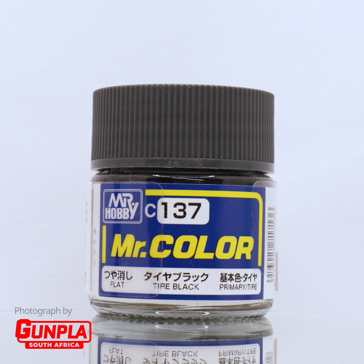 C137 Color Mr. COLOR C137 Flat Tire Black 10ml — GUNPLA SA