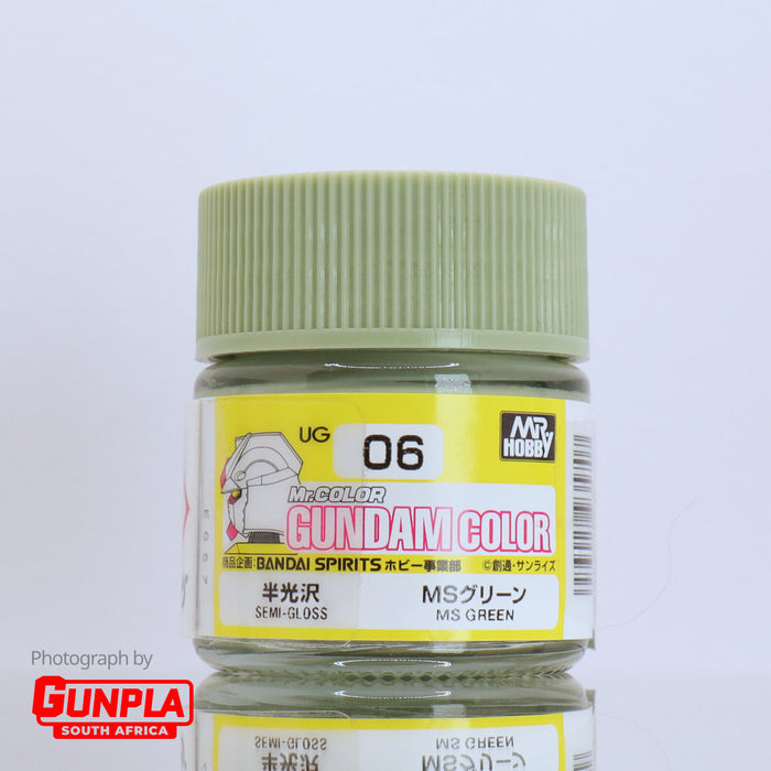 Mr. COLOR GUNDAM COLOR UG06 Semi-Gloss MS Green 10ml