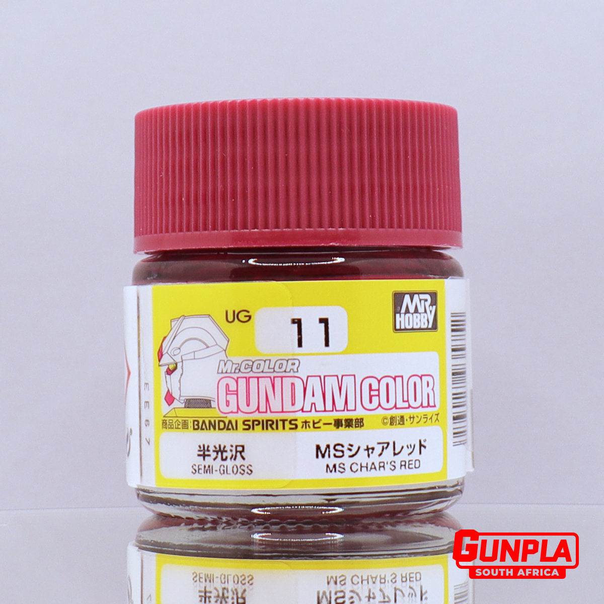 Mr. COLOR GUNDAM COLOR UG11 SemiGloss MS Char's Red 10ml — GUNPLA SA