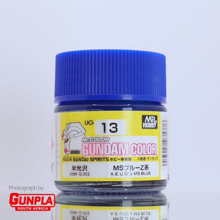 Mr. COLOR GUNDAM COLOR UG13 Semi-Gloss A.E.U.G's MS Blue 10ml